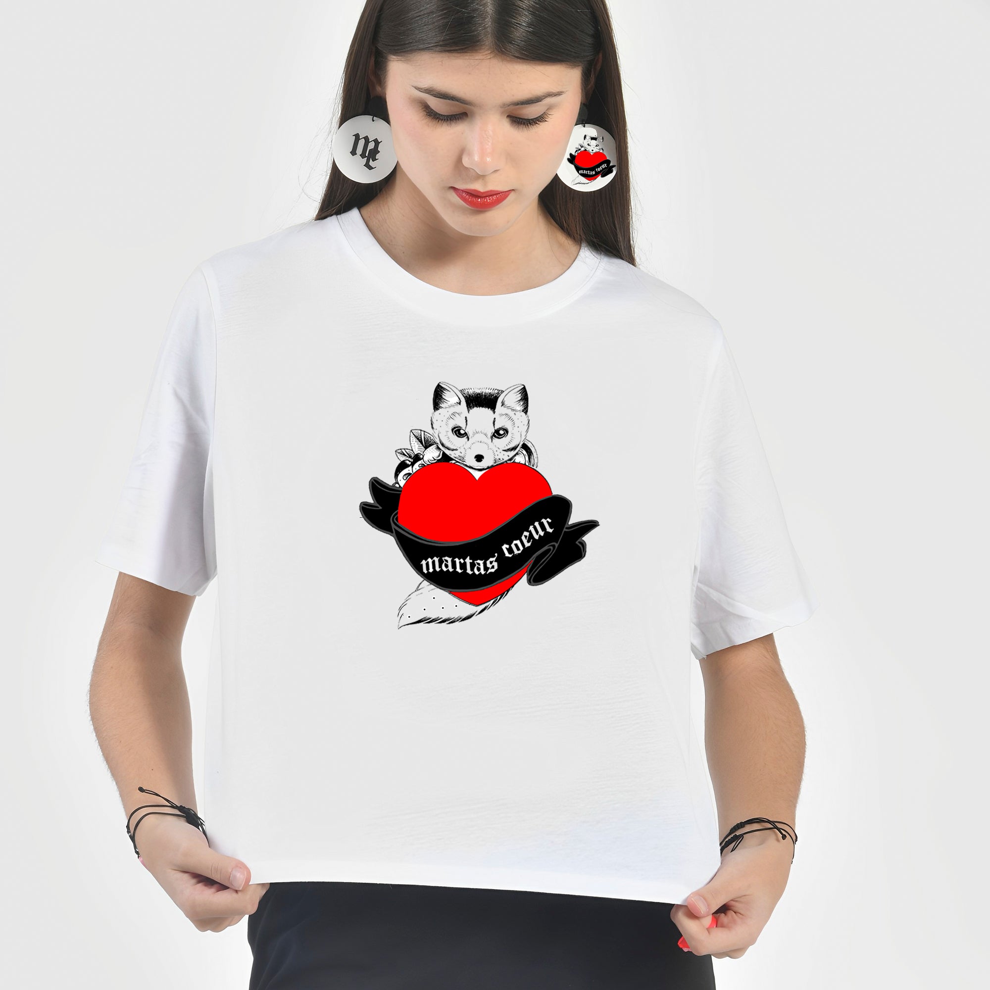 Camiseta Marta Cibelina Corazón Rojo