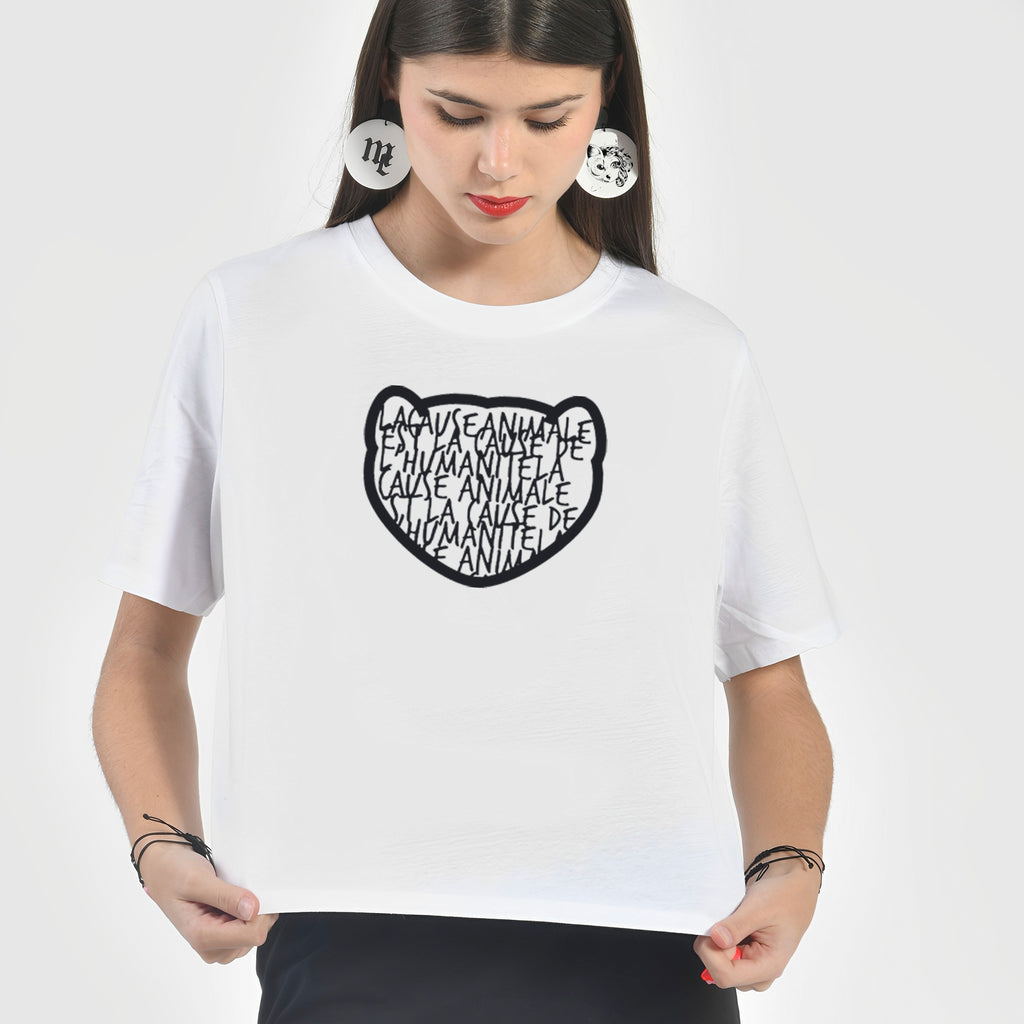 Camiseta Mensaje Animalista