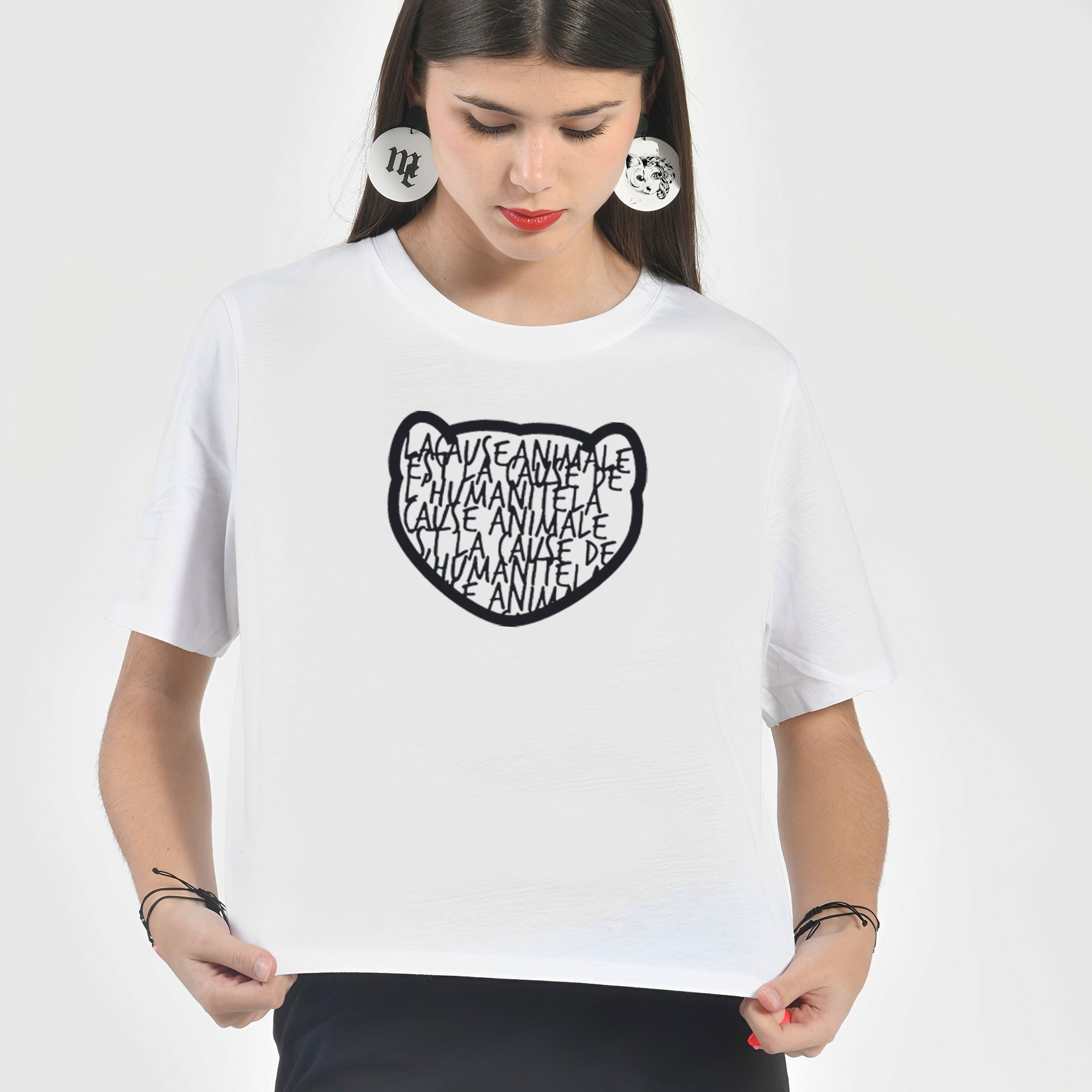 Camiseta Mensaje Animalista