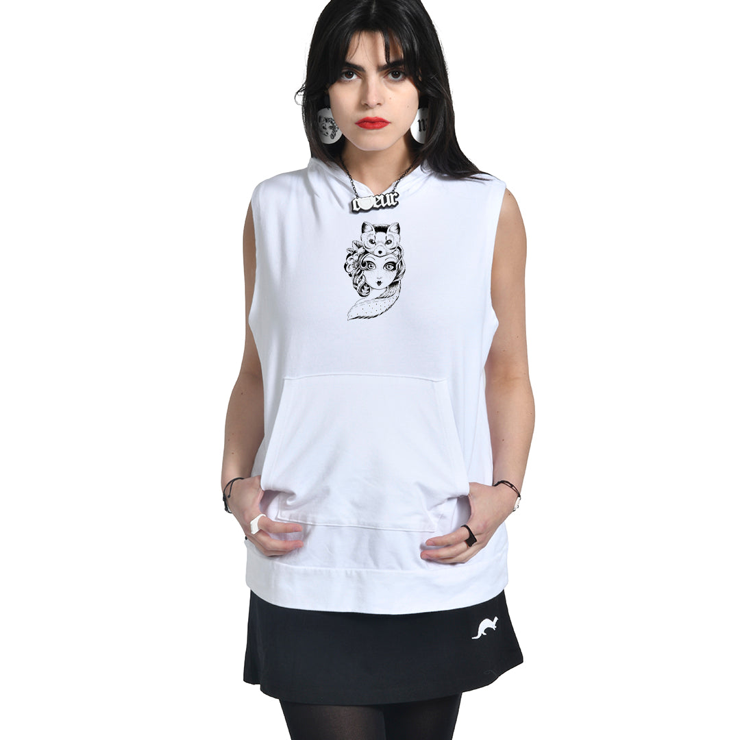Sudadera Sin Mangas Diseño Dual