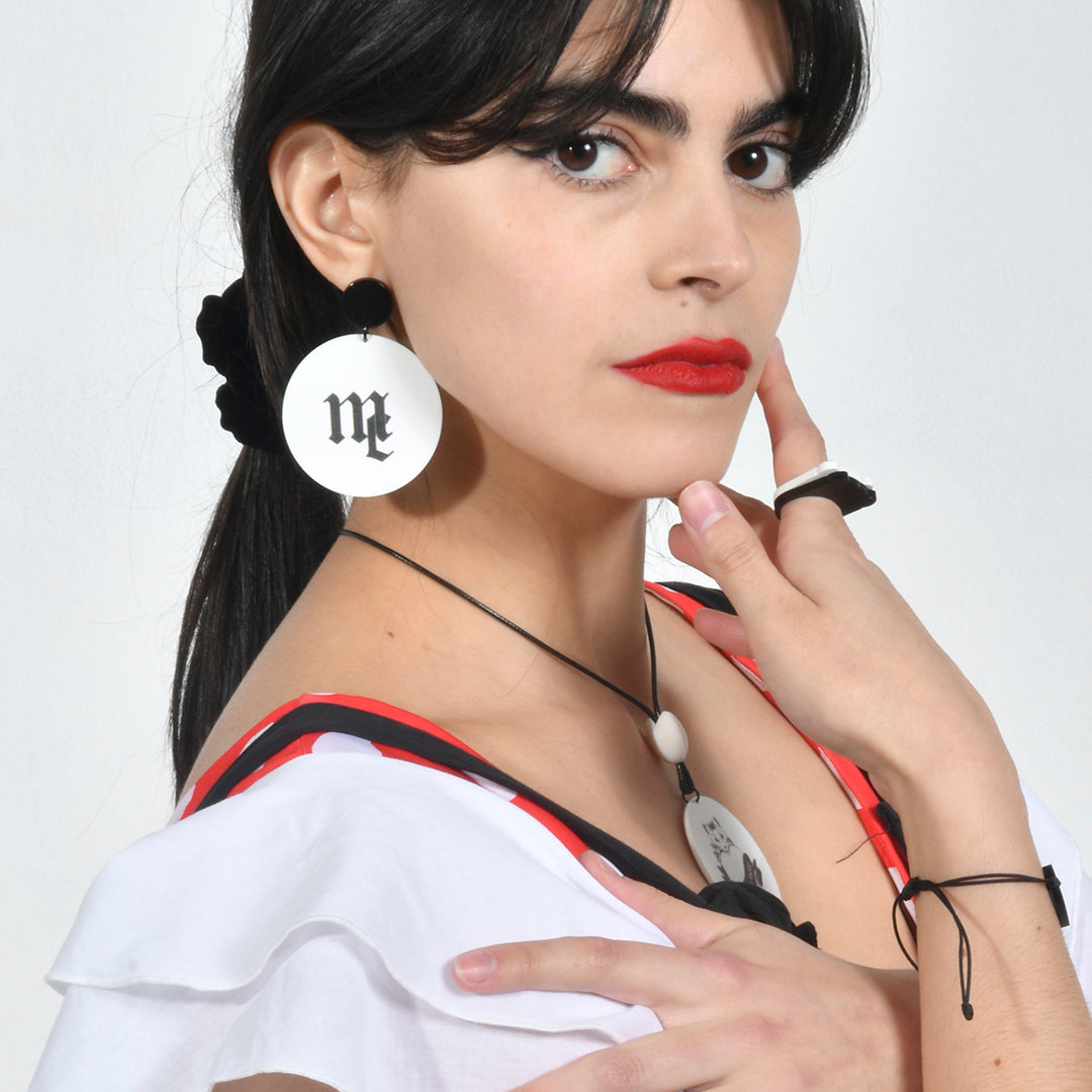 Set 3 Pendientes Circulares Diseño Artístico