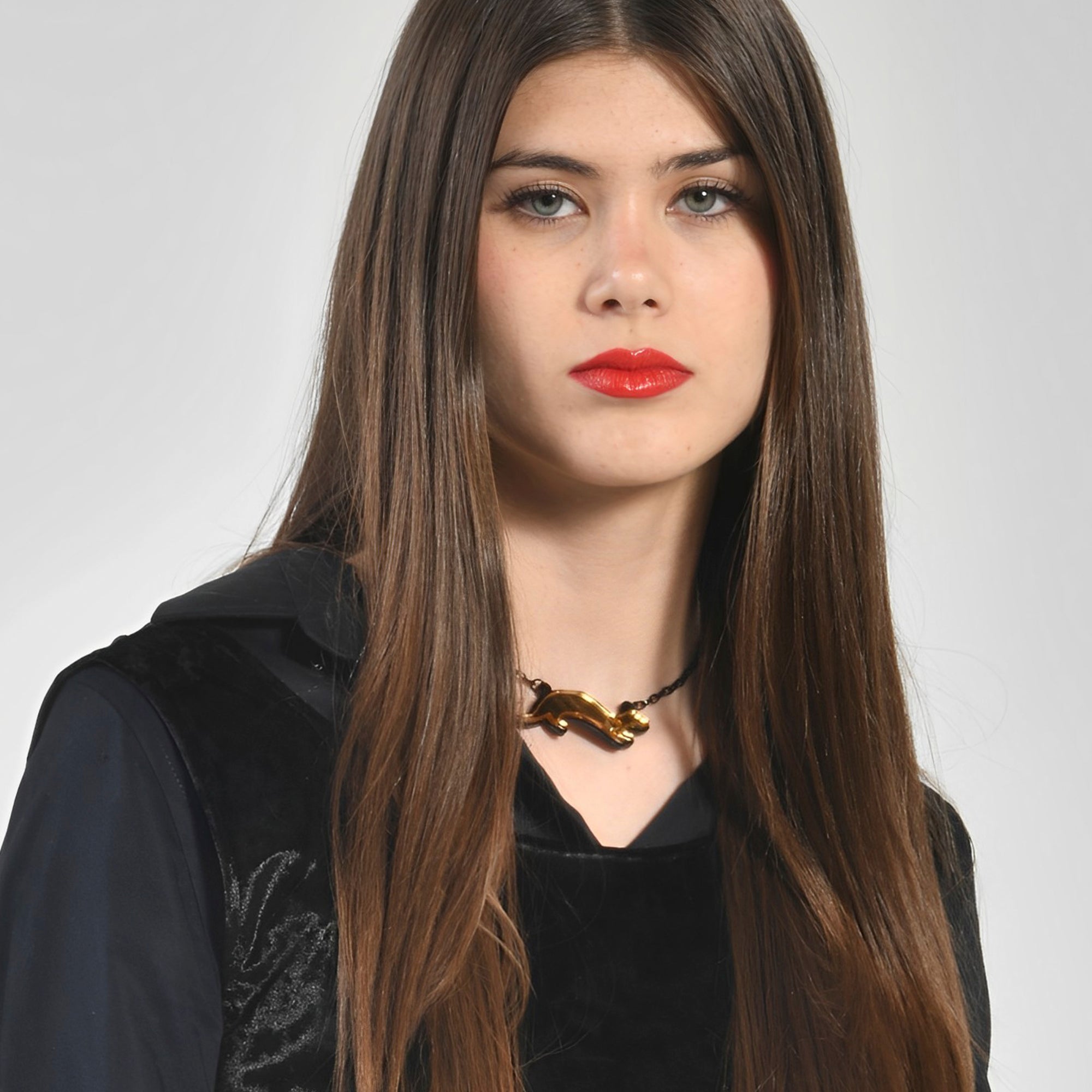 Collar Marta Cibelina Espejo Dorado