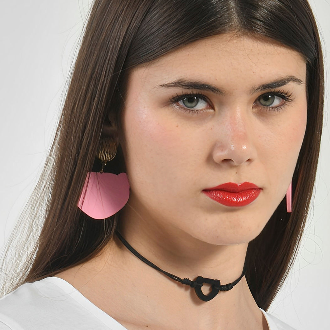 Collar Choker Face Negra