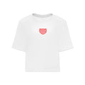 Camiseta Blanca Mujer Logo Bordado