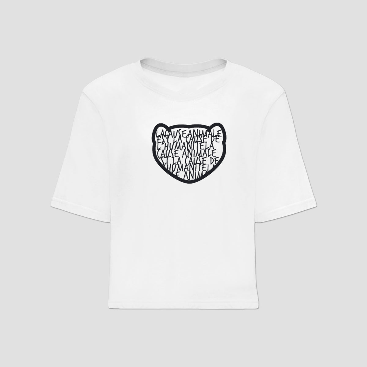 Camiseta Mensaje Animalista