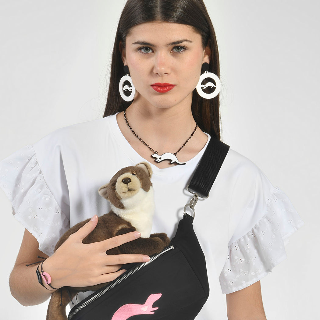 Collar Marta Cibelina Blanco y Negro