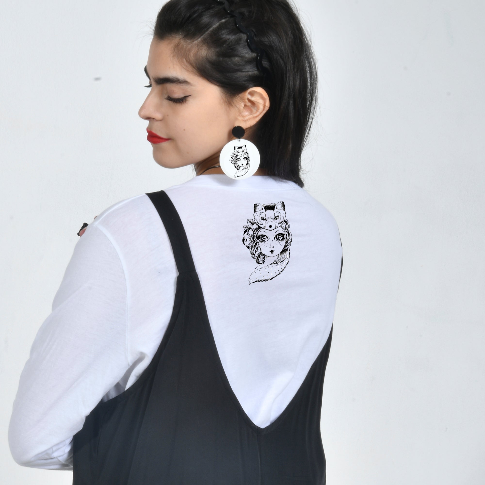 Camiseta Diseño Artístico Espalda