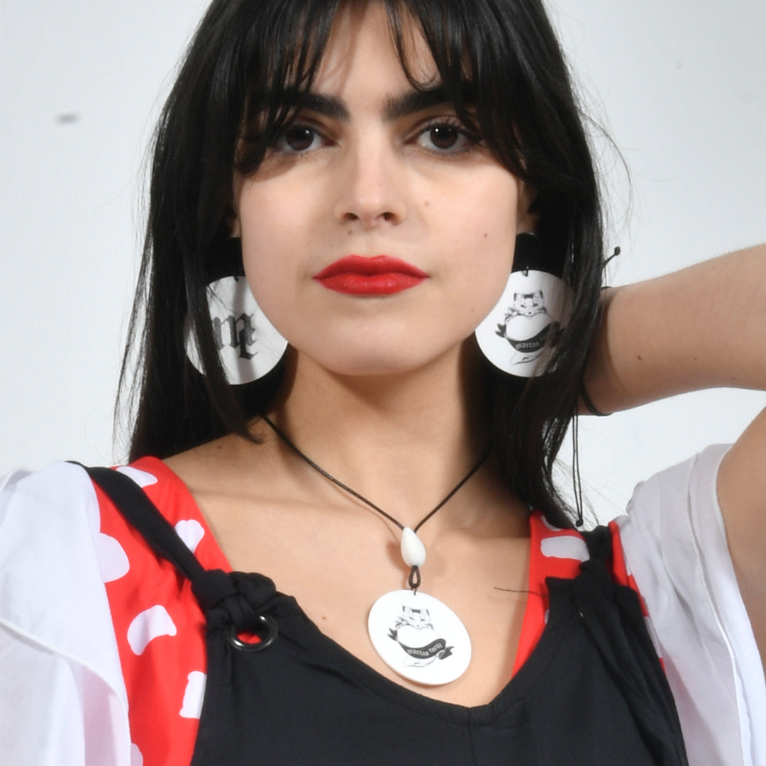 Collar Cuerda Marta Cibelina y Corazón