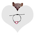 Pulsera Cuerda Face Rosa Claro