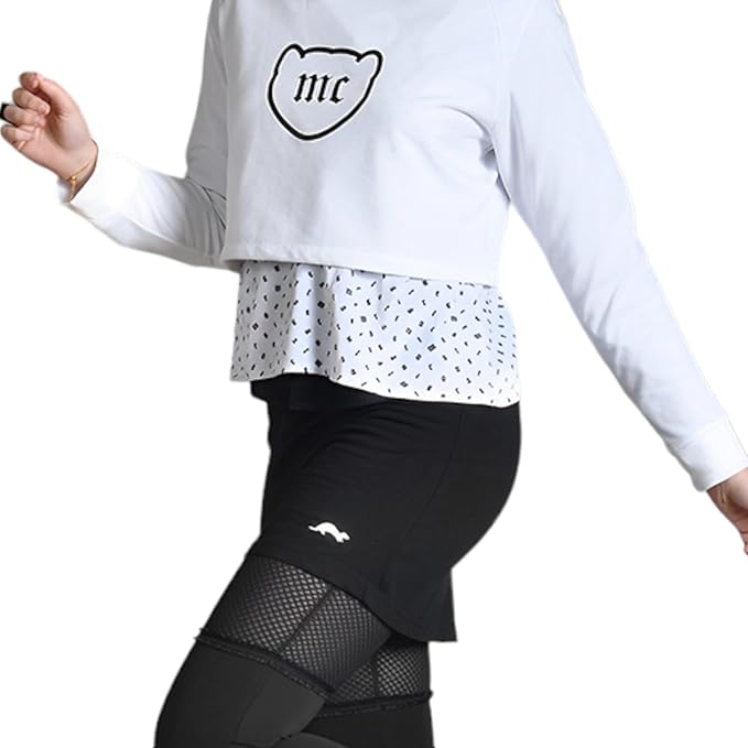 Sudadera Blanca Manga Larga Logo