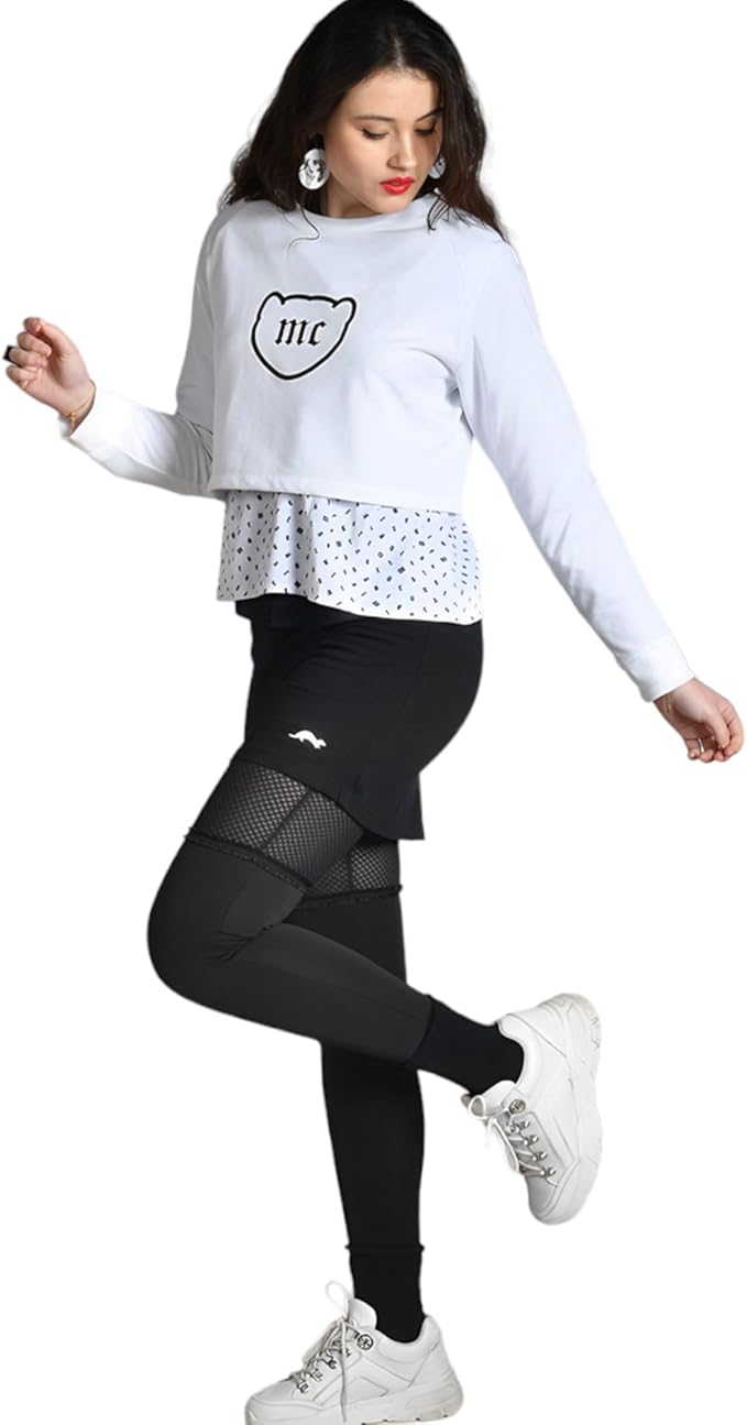 Sudadera Blanca Manga Larga Logo