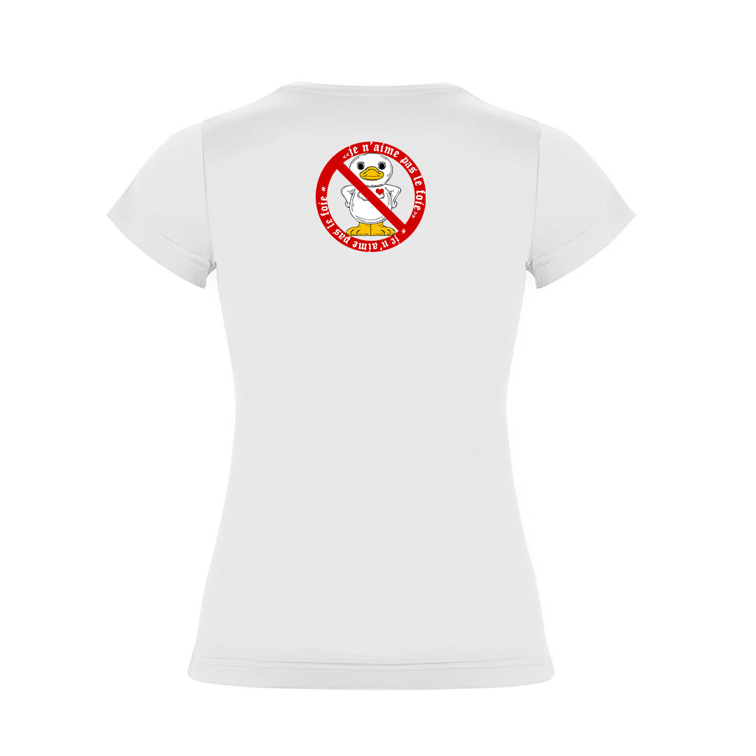 Camiseta "Je n'aime pas le foie"