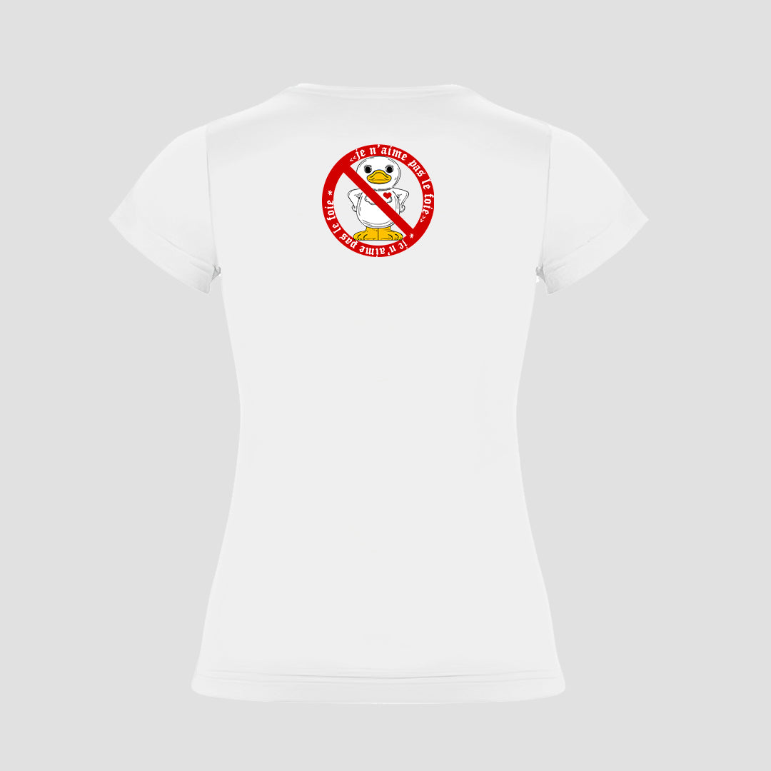 Camiseta "Je n'aime pas le foie"