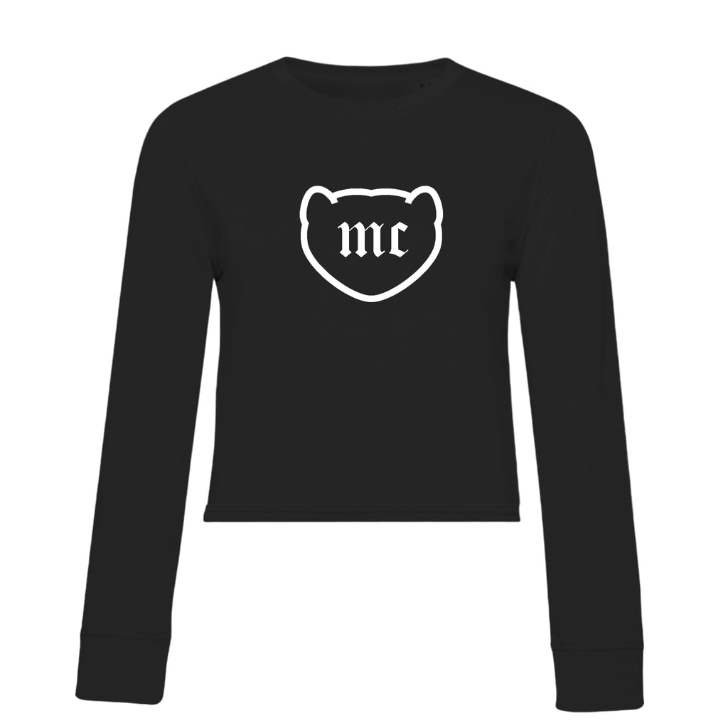 Sudadera Negra Manga Larga Logo