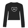 Sudadera Negra Manga Larga Logo