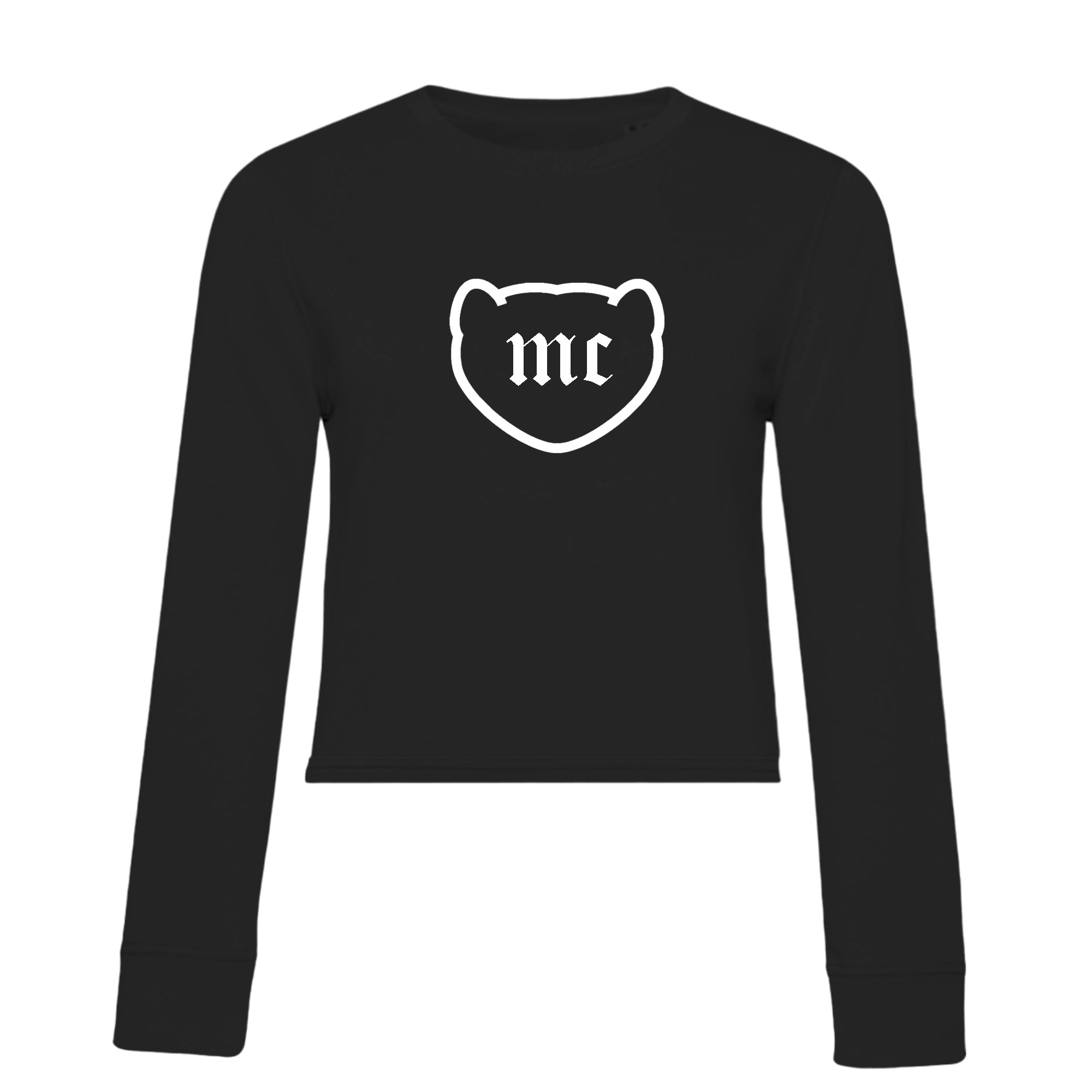 Sudadera Negra Manga Larga Logo