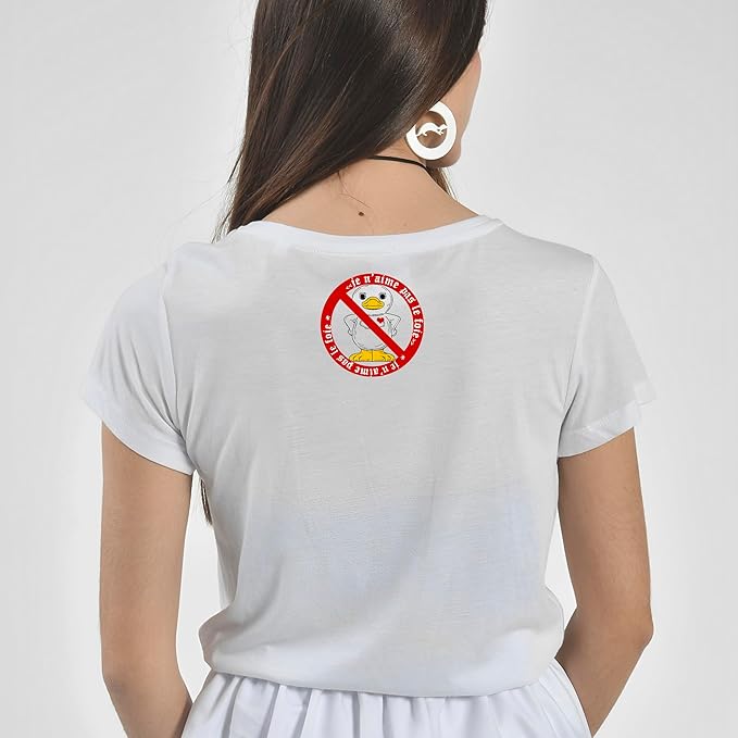Camiseta "Je n'aime pas le foie"