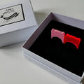 Set 2 Anillos Rosa Flúor y Rosa Claro