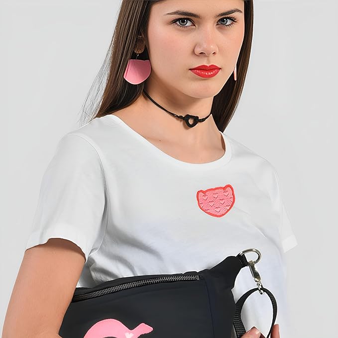 Camiseta Blanca Mujer Logo Bordado
