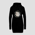 Vestido Sudadera Negro Logo Encaje